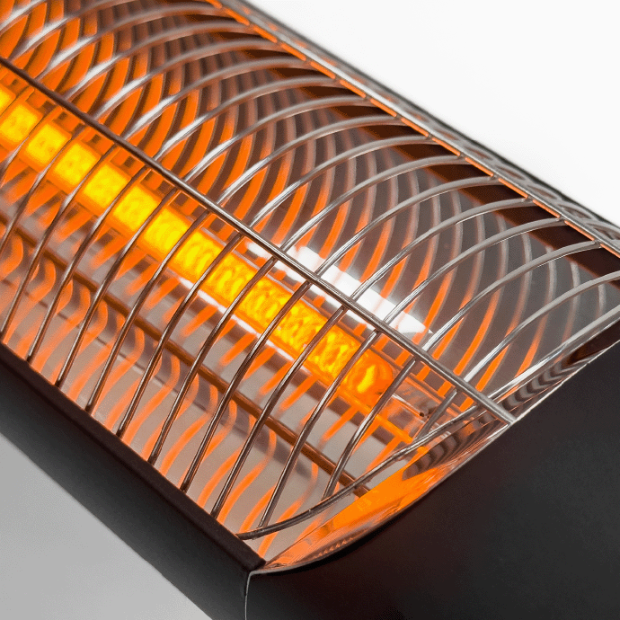 Infrasarkanais sildītājs Heatum H2500R CORE BLACK