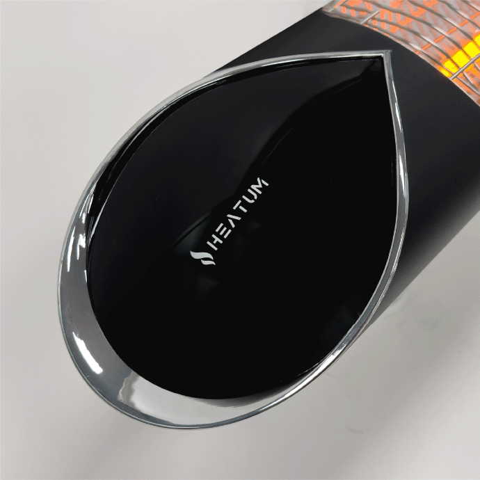 Infrasarkanais sildītājs Heatum H2500R CORE BLACK