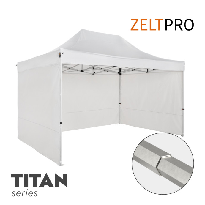 Tirdzniecības telts 3x4,5 Balta Zeltpro TITAN