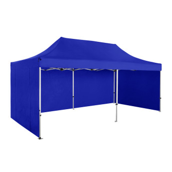 Tirdzniecības telts 4x6 Zila Zeltpro PREMIUM + Tirdzniecības telts 4x6 Zila Zeltpro PREMIUM +