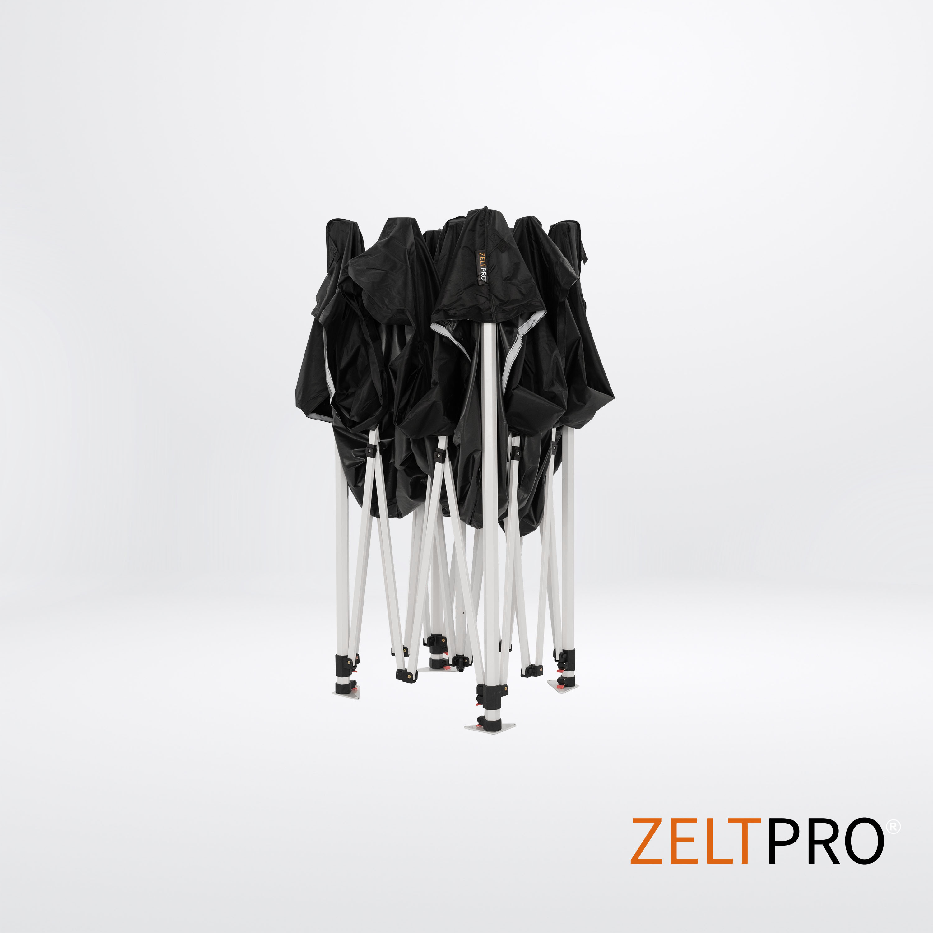 Tirdzniecības telts 3x3 Melna Zeltpro PROFRAME