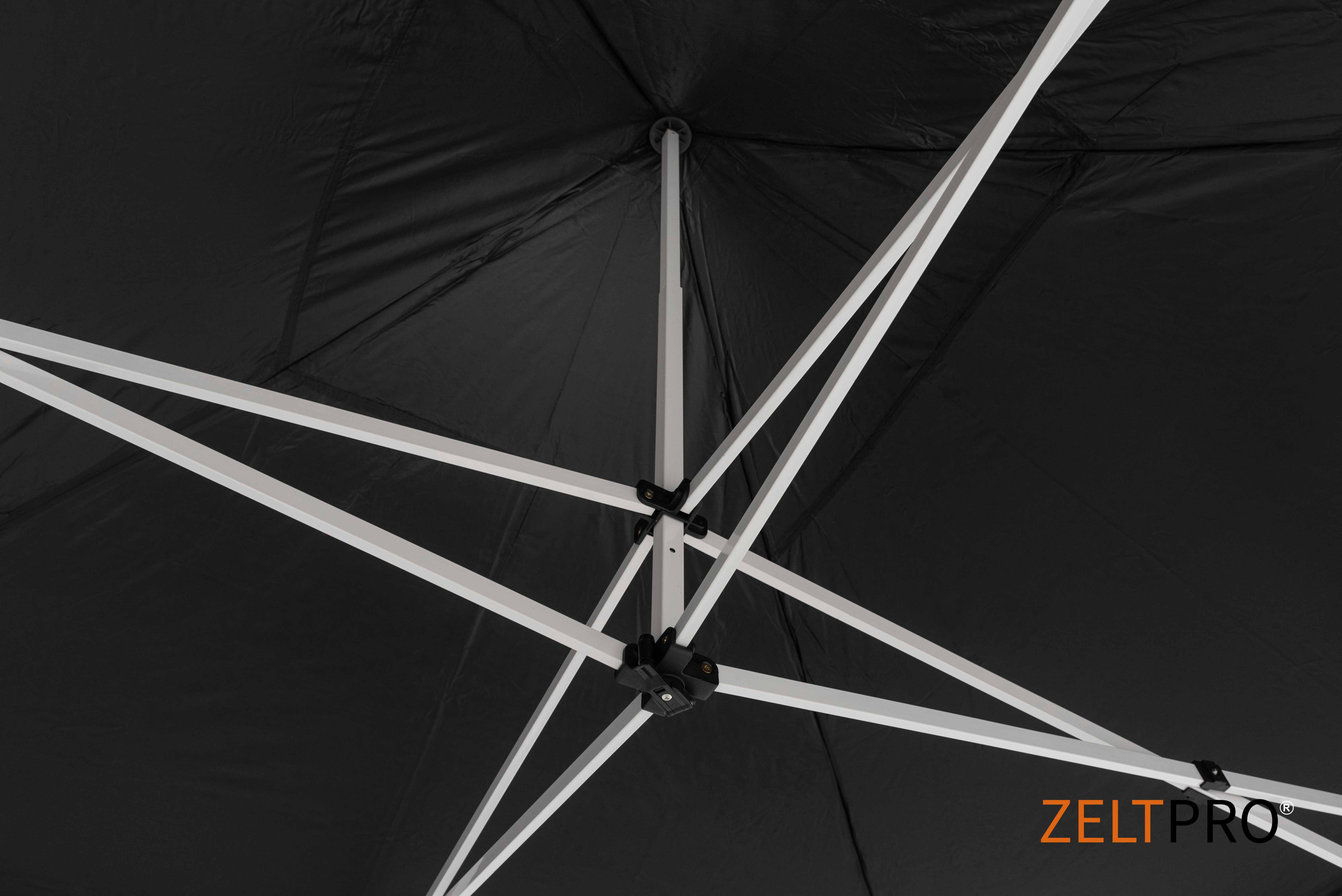 Tirdzniecības telts 3x3 Melna Zeltpro PROFRAME